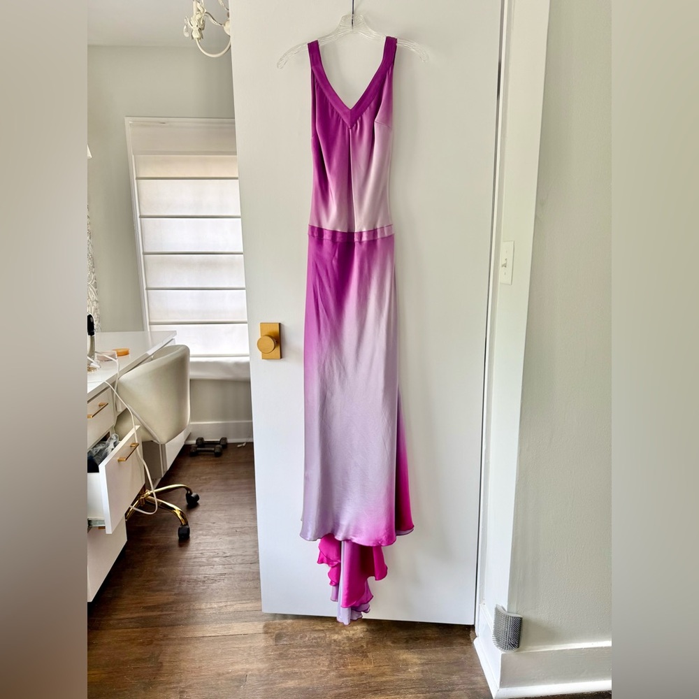 Purple Ombre Sleeveless Maxi Dress
